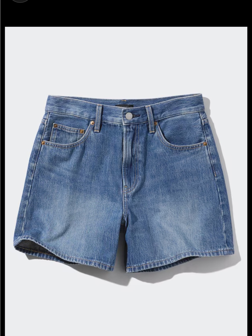 Uniqlo Women's Light Blue Denim Shorts